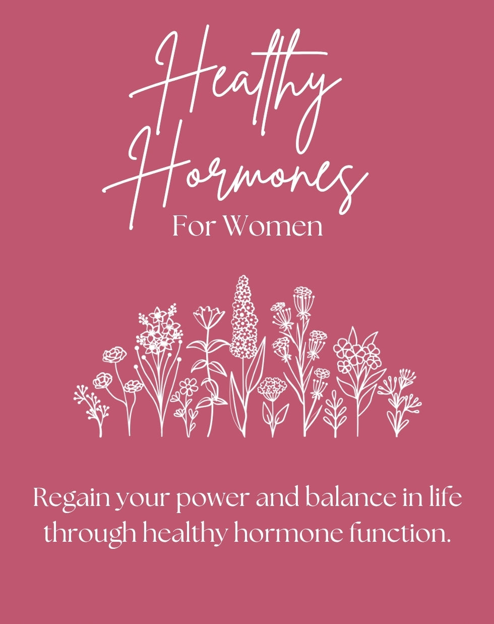 Wellness Learning- Healthy Hormones (for women) Ebook